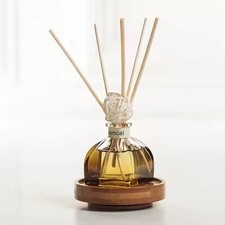 Scented Room Diffuser -Square Amber Bevelled bottle 50ml