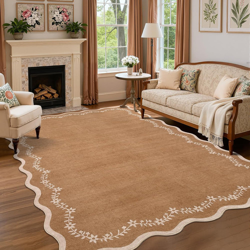 Large brown rug - brown,