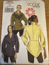 Vogue Patterns Misses Jacket Sewing Patterns US 8-14 Uncut V8627