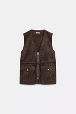 BNWT Zara Faux Suede Leather