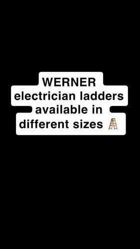 Werner electrician ladder - electrician,
