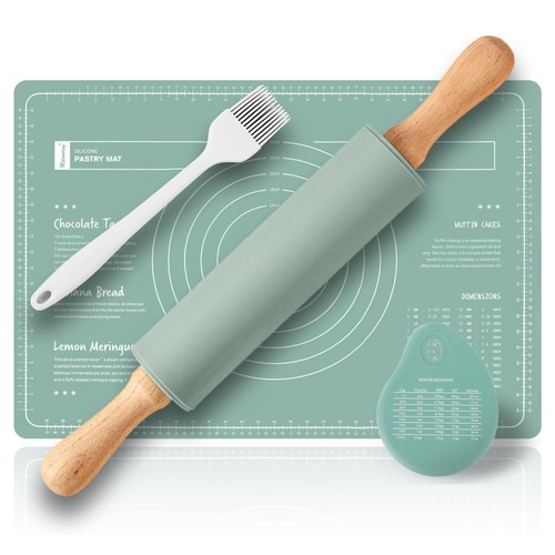 Metamorisy wooden rolling pin - wooden,