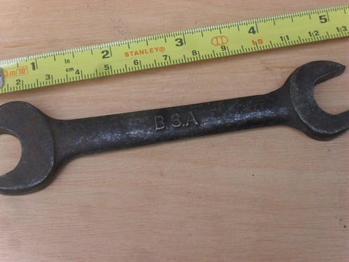 Vintage bsa open ended spanner - vintage,
