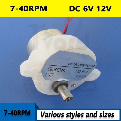 Gear motor low speed 12v - gear, dc