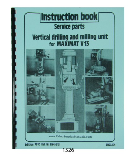 Emco drill milling - milling, for