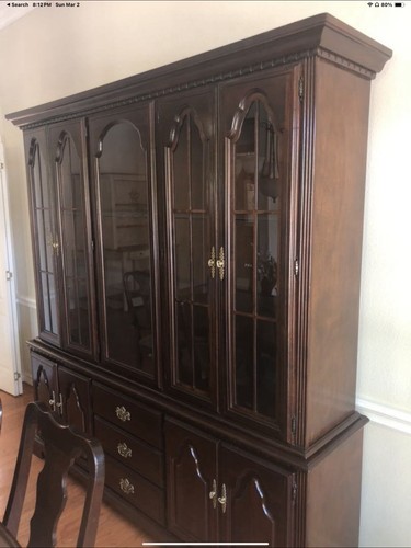 Solid mahogany china display - solid,