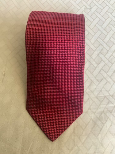Charvet red silk tie - , 8.8cm