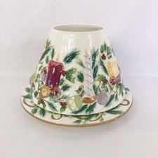 Yankee Candle Christmas Design Tray Candle Holder Used EB19JH