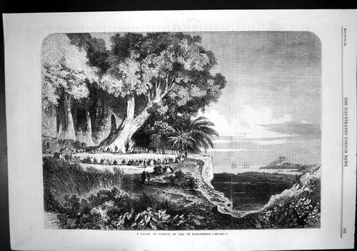 Antique print kabar council - antique,