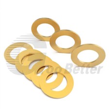 Brass Flat Washers Gasket Shim Inner Dia 3 4 5 6 8 10 12 13 14 16 18 20 22 24mm
