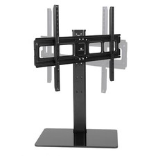 TV Stand Base Rotating Adjustable Height 32"-75" VESA 40kg Cabinet Holder Mount