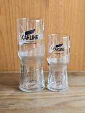 Carling Pint & Half Pint Glasses Set Brand New
