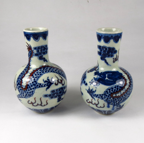 Antique chinese blue and - blue,