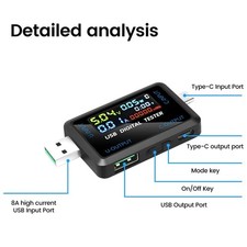 USB Type-C Digital Voltmeter