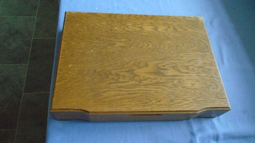 Vintage oak box - vintage, large
