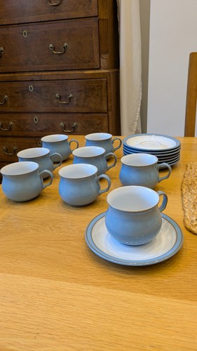 Four denby colonial - x4, blue
