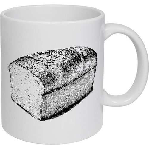 Bread loaf ceramic mug - ceramic,