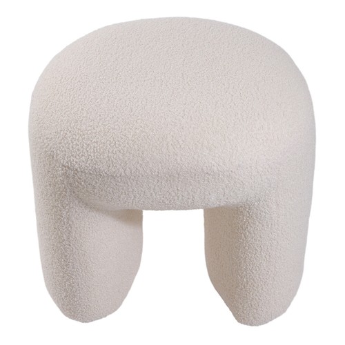 Teddy fleece stool - teddy,