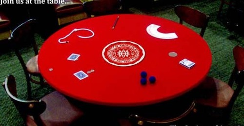Velvet poker table - cover,