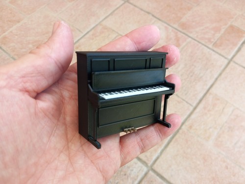 Dolls house piano with - house,