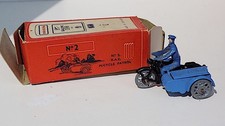 Vintage Diecast RAC Motorcycle +  Sidecar Patrol, Morestone No 2. 1956-59. VGiB