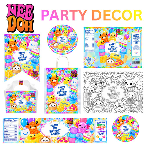 Needoh squishy personalised - needoh,