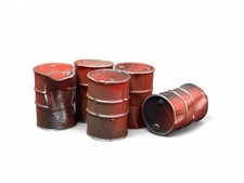 Dented Oil Drums - Weathered