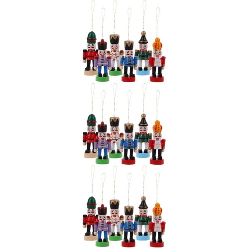 Hand painted wood nutcracker - painted,