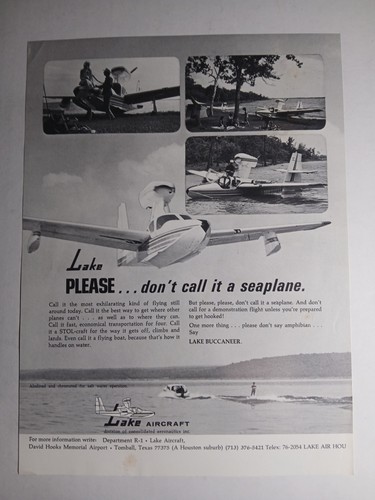 Stol craft lake aircraft print - stol-craft,