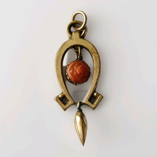 Antique lavaliere pendant - antique,