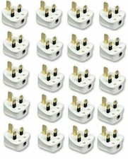 20 X 13AMP UK 3 PIN FUSED