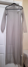 Zara Lilac Grey Sheer Mesh