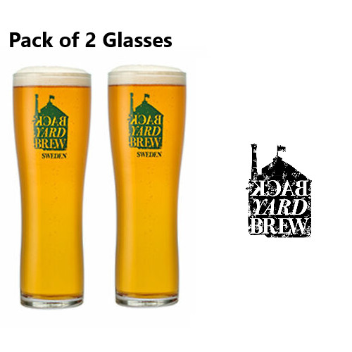 Backyard brew pint glass - pint,