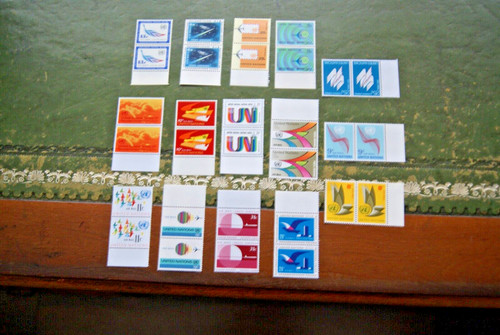 United nations stamps 60s - nations,