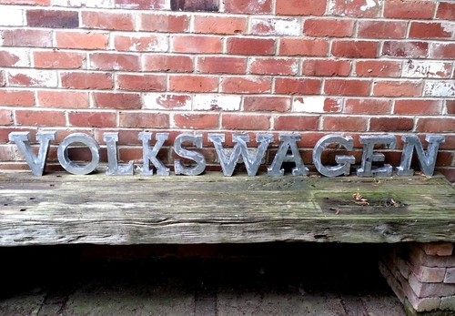 Volkswagen sign - vw, vw