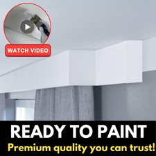 Coving Cornice Curtain Cover Ceiling HLM  Decoration Lightweight QUALITY XPS