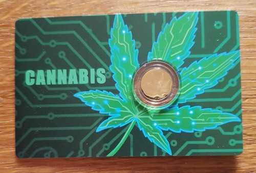 24ct gold 1000 cannabis bar - 1/1000,