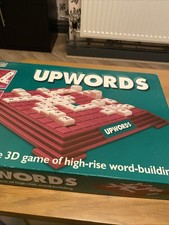 Upwords 3D Word Building Board Game by Parker Complete Set