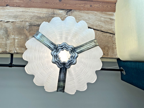 Art deco frosted - glass, light