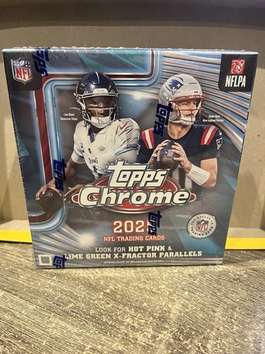 Topps chrome 2025 nfl - chrome, mega