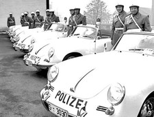 Police officers take delivery