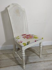 High BackFrench Style Chair with Floral Seat FREE POSTAGE 