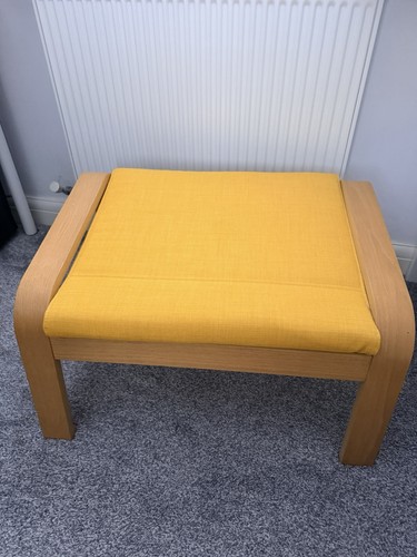 Ikea poang footstool yellow - footstool,,