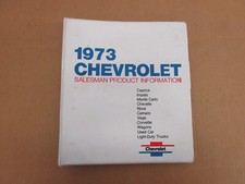 1973 Chevrolet Dealer Album
