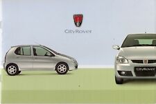 Rover CityRover 2003-05 UK Market Sales Brochure Solo Sprite Select Style