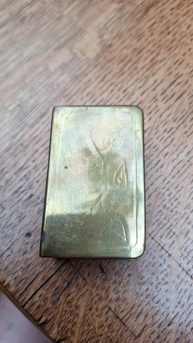 Ww1 brass trench art - trench,