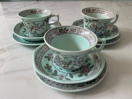 Three vintage adams china - vintage,