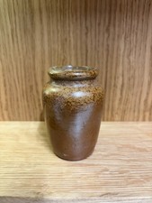 Victorian stoneware pot - stoneware, jar