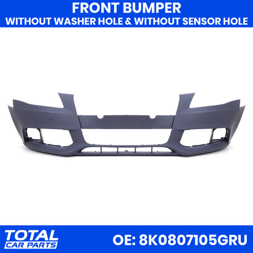Front bumper without washer - front,