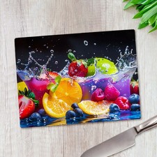 Fruit Water Splash Glass